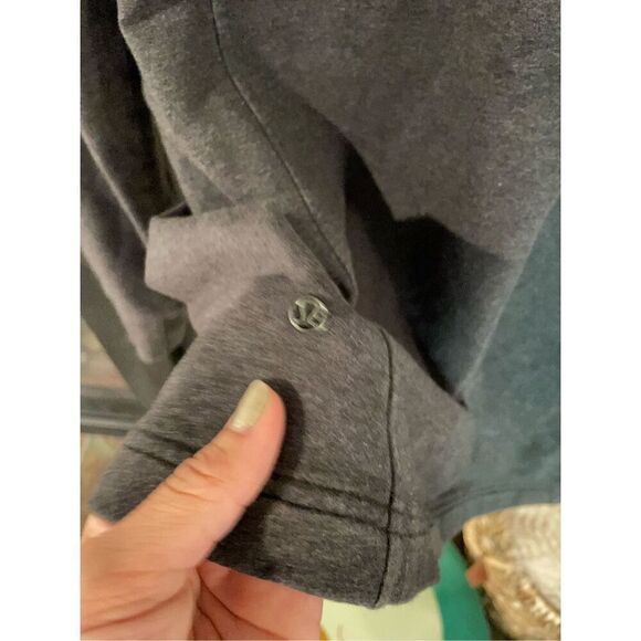 Lululemon Athletica Womens Gray Long Sleeve Wrap Sweater Size 8 - Picture 5 of 7